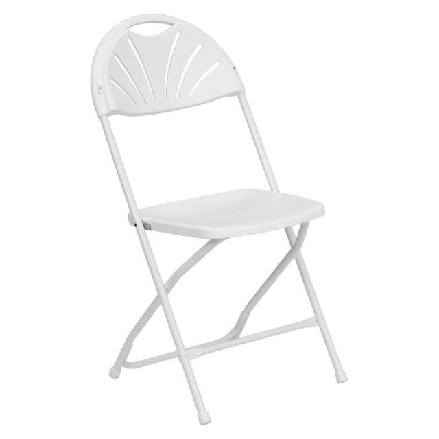Where to rent CHAIR FAN BACK WHITE in Waynesboro VA